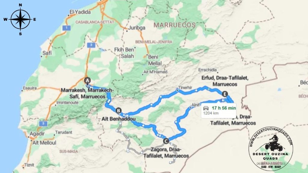 Circuit moto 5 jours Maroc Depuis Marrakech: Voyage moto Maroc depuis Marrakech | Raid moto 5 jours au Maroc | Tour moto Marrakech désert.