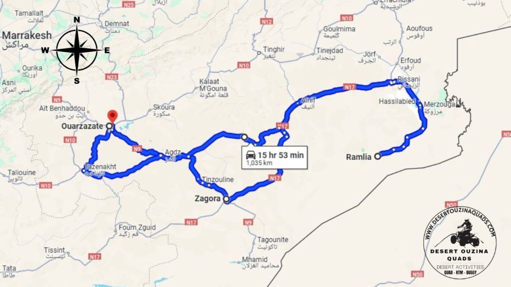 Circuit KTM 6 jours Maroc Depuis Ouarzazate: Raid KTM désert Maroc | Tour KTM Ouarzazate Merzouga | Aventure moto KTM Maroc | Excursion KTM.