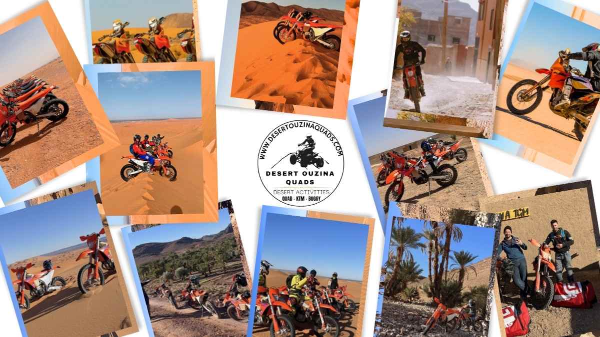 Ruta en Moto Ouarzazate 7 días: Tour en Moto Marruecos 7 días | Aventura en moto KTM Marruecos | Viaje en Moto desde Ouarzazate | Recorrido.
