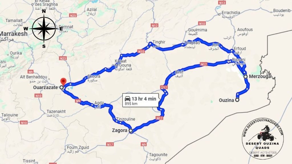 Aventure moto KTM depuis Ouarzazate 8 jours: Circuit KTM 8 jours Maroc | Raid KTM Ouarzazate désert | Tour KTM Maroc 8 jours | Excursion KTM.