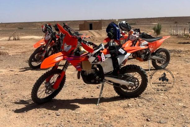 KTM Tour Merzouga One-Hour KTM Tour in Merzouga Short Motorcycle Tour in Merzouga Desert Erg Chebbi Dune Riding on KTM Guided KTM.