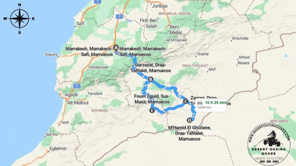 Circuit moto Maroc 7 jours depuis Marrakech: Tour à moto Maroc 7 jours | Voyage moto Maroc depuis Marrakech | Raid moto Marrakech désert.